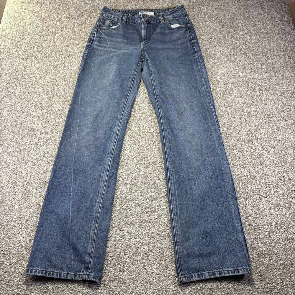 Garage Denim 90s Straight Jeans Juniors 1 Blue Medium Wash Regular Fit Denim